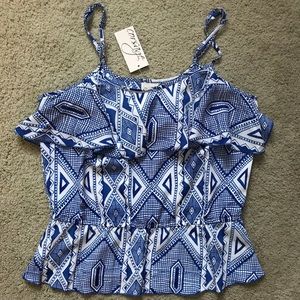 Flouncy Peplum Top